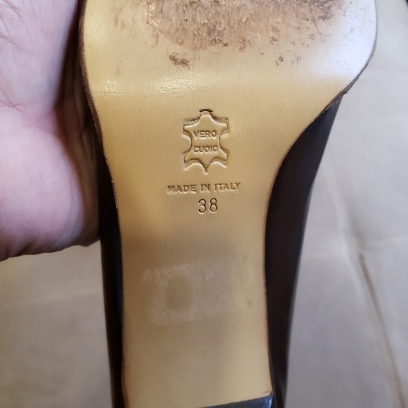 Cavalini Leather Heels - sz 38 EU - Picture 8 of 10